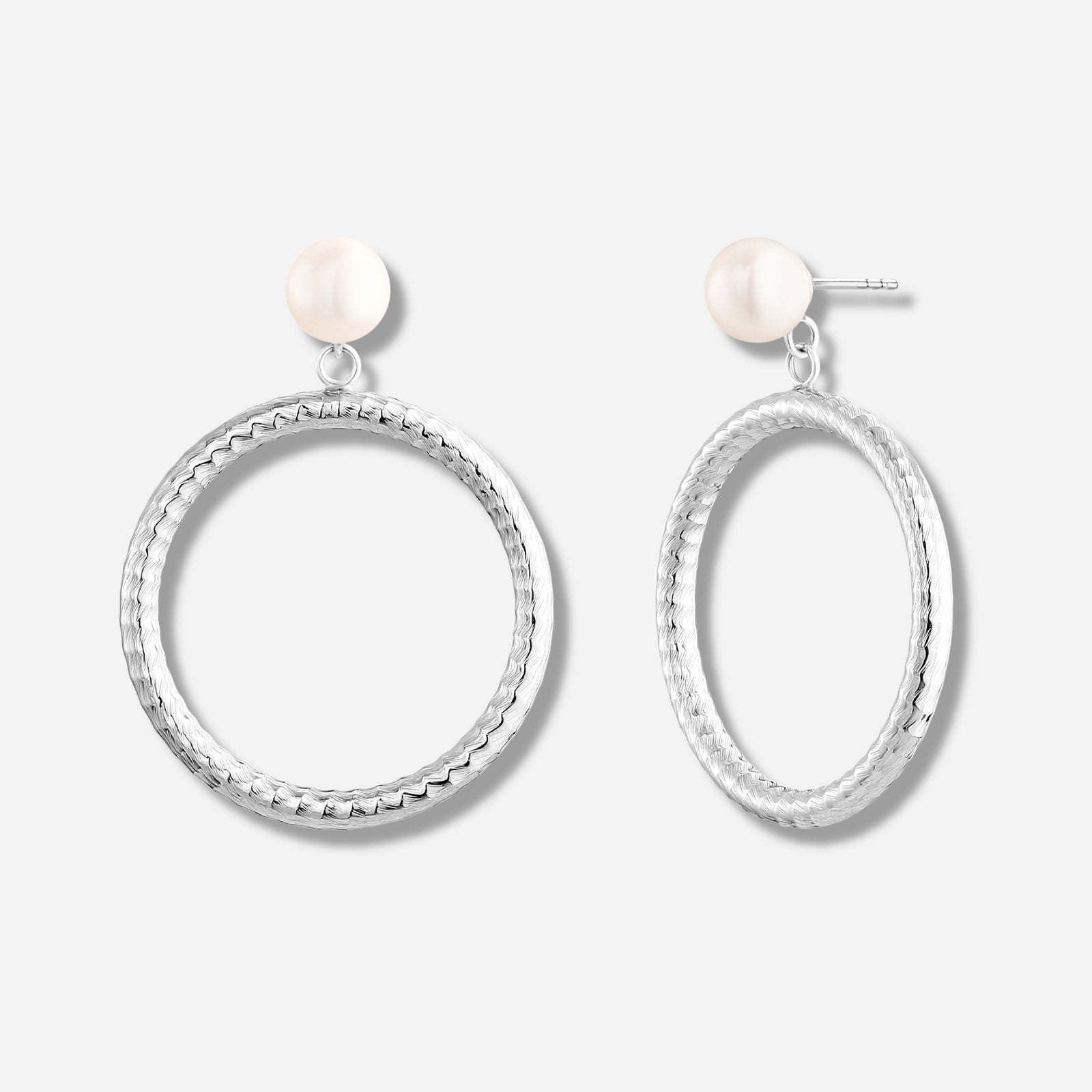 925 STERLING SILVER FRESHWATER PEARLS EARRINGS