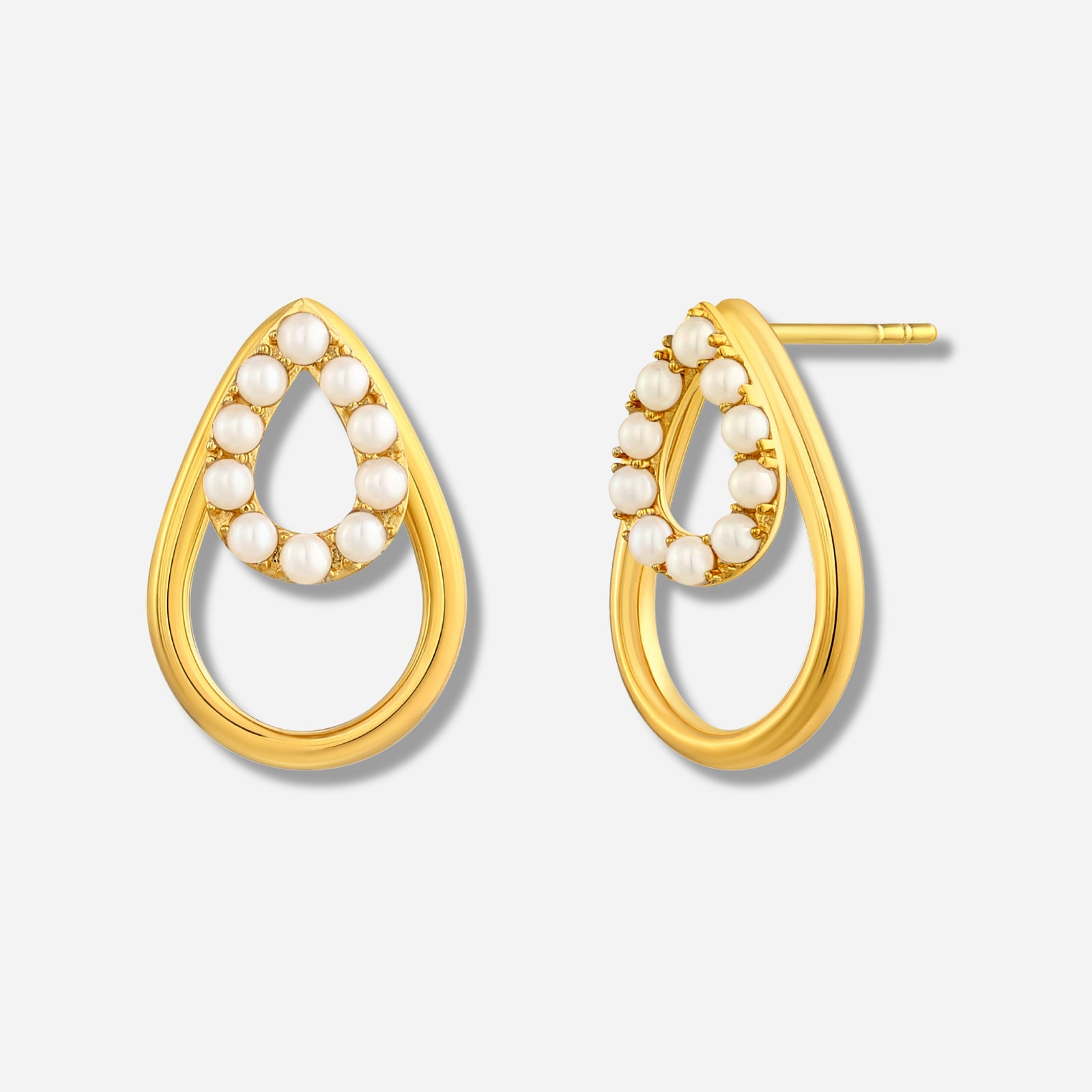 925 STERLING SILVER FRESHWATER PEARLS EARRINGS