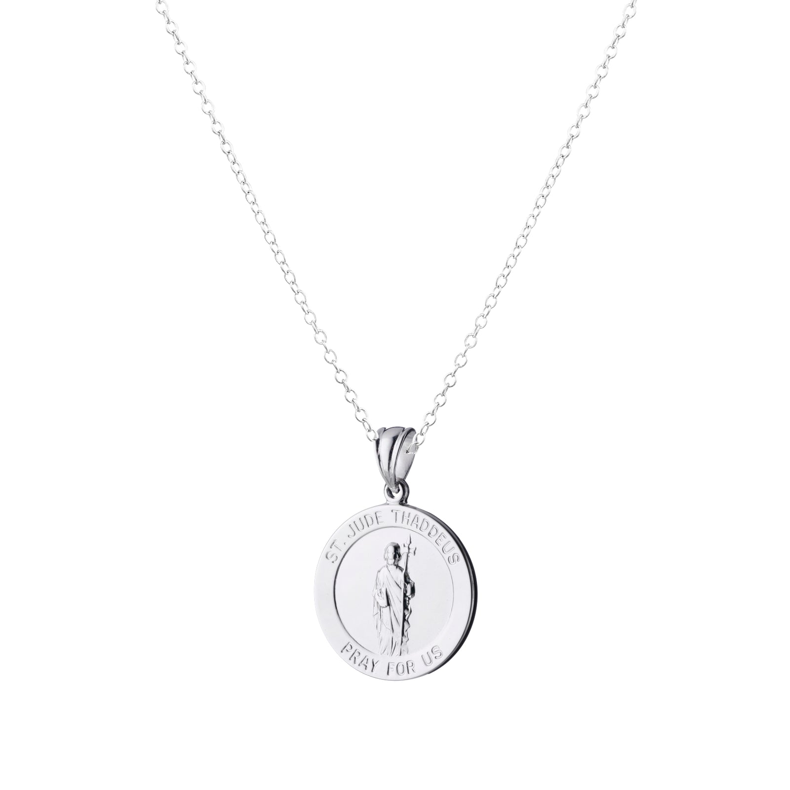 925 STERLING SILVER 18.0 MM SAINT JUDE THADDEUS PENDANT