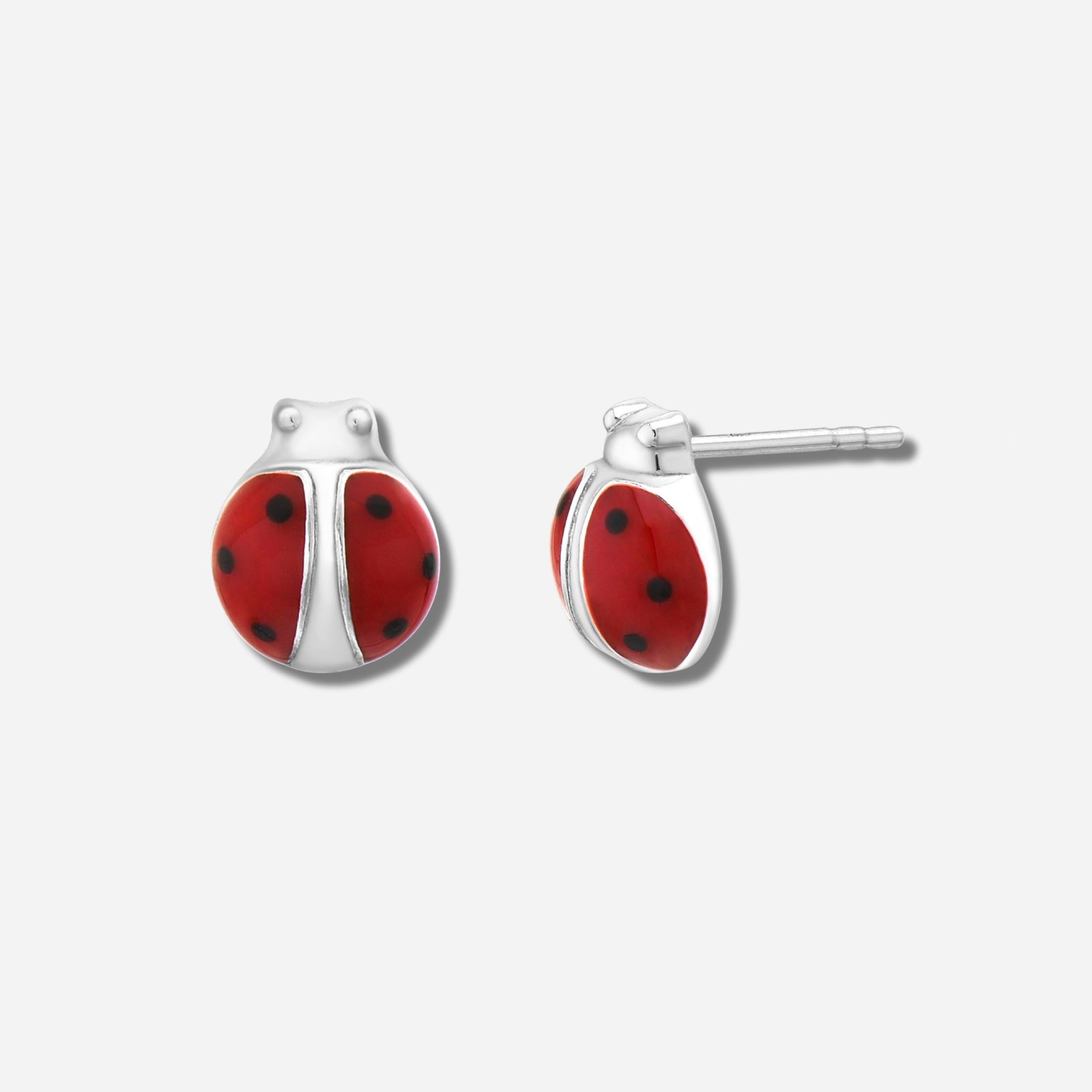 925 STERLING SILVER EARRINGS WITH ENAMEL
