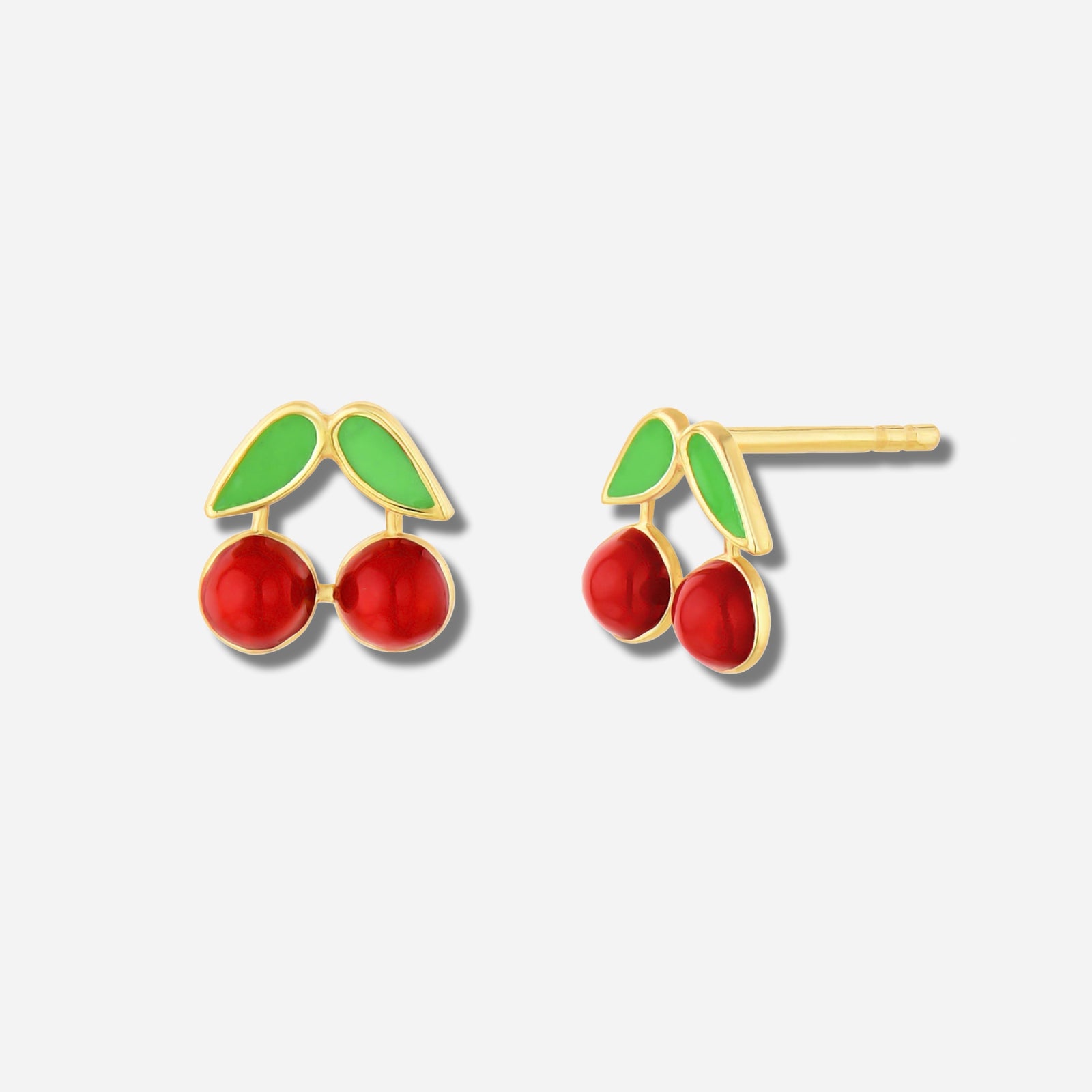 925 STERLING SILVER EARRINGS WITH ENAMEL