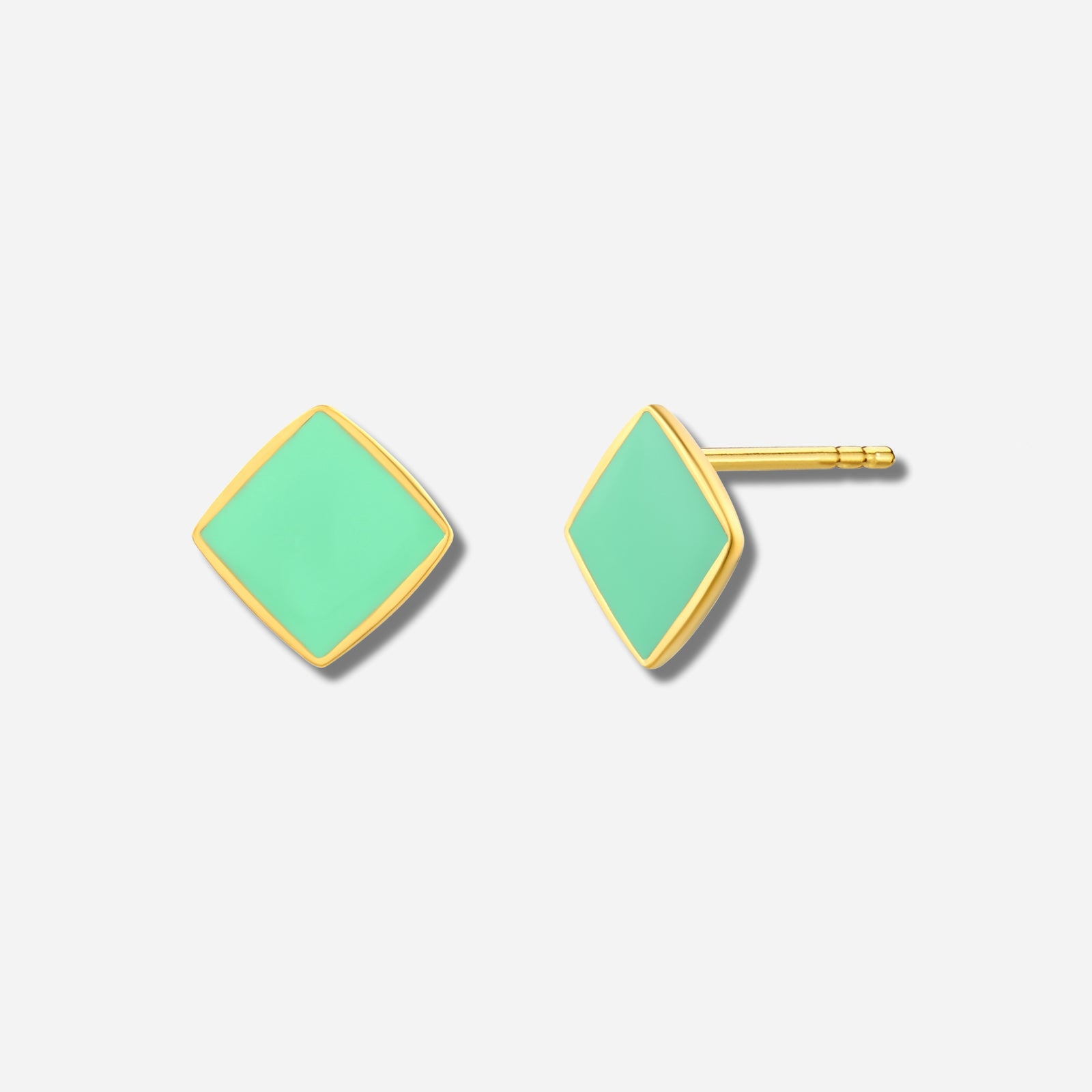 925 STERLING SILVER EARRINGS WITH ENAMEL