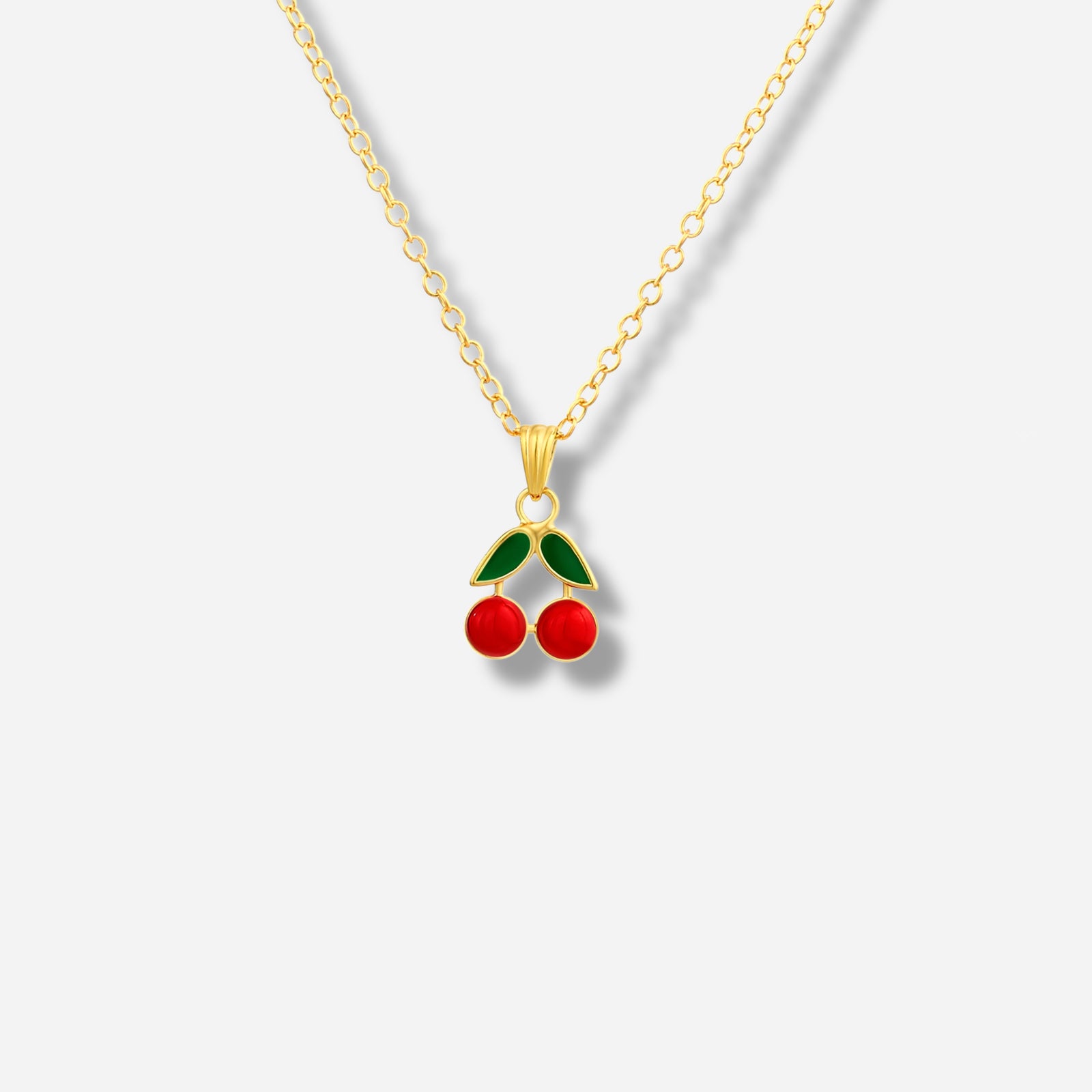 925 STERLING SILVER CHERRY PENDANT