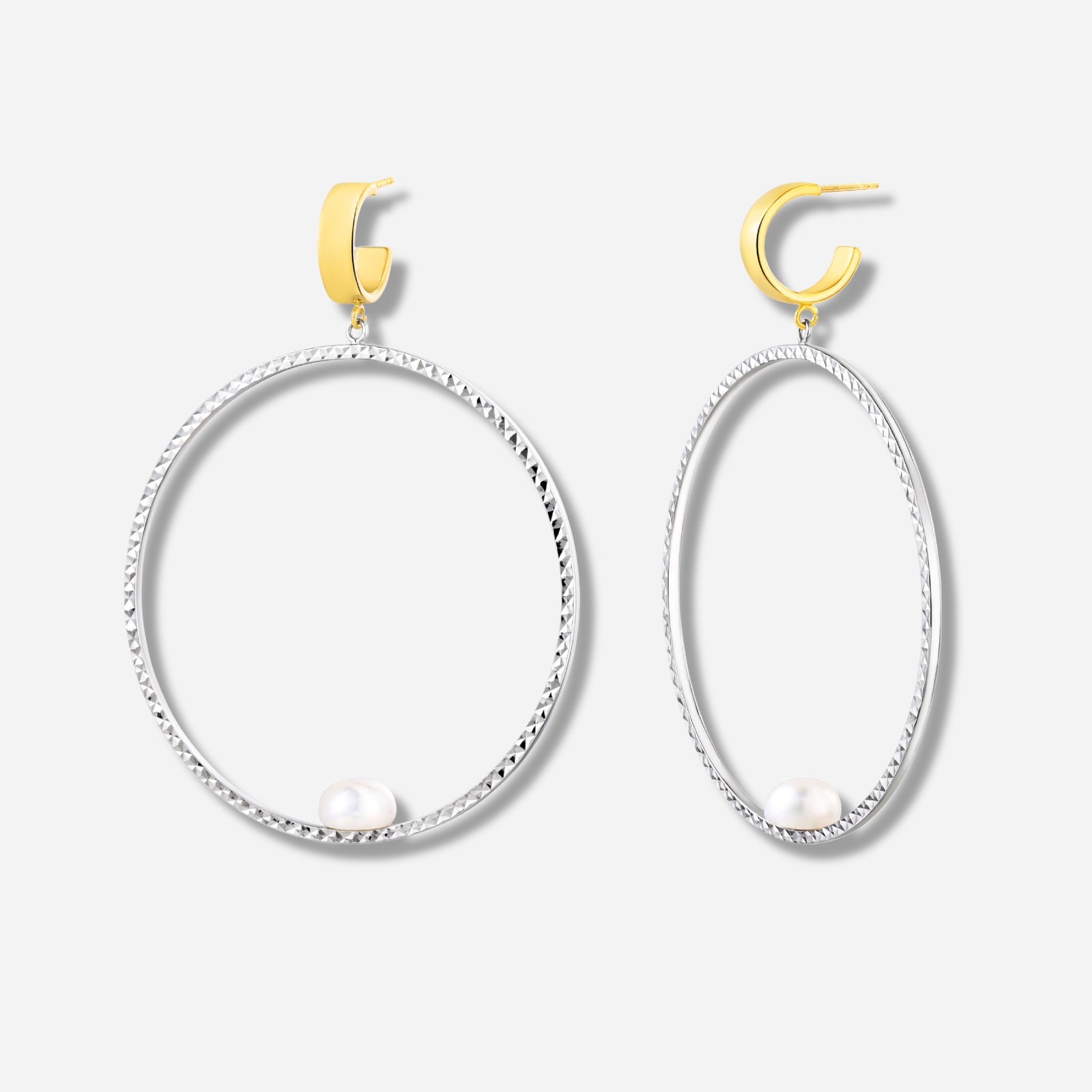 925 STERLING SILVER FRESHWATER PEARLS EARRINGS