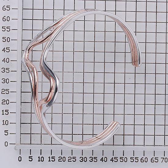 925 STERLING SILVER FANCY CUFF BANGLE