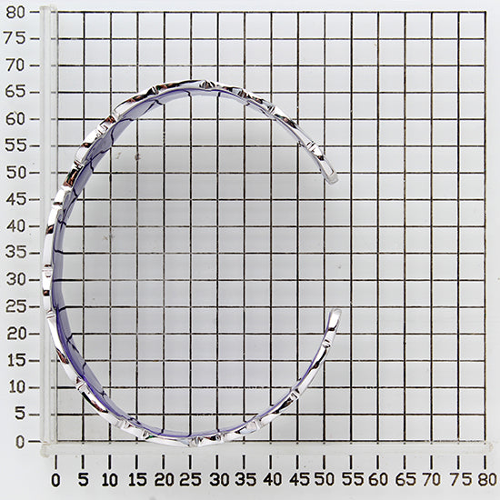 925 STERLING SILVER CLASSIC RESIN WITH ENAMEL BANGLE