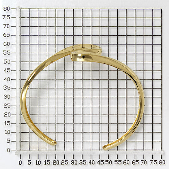 925 STERLING SILVER CLASSIC ENAMEL CUFF BANGLE