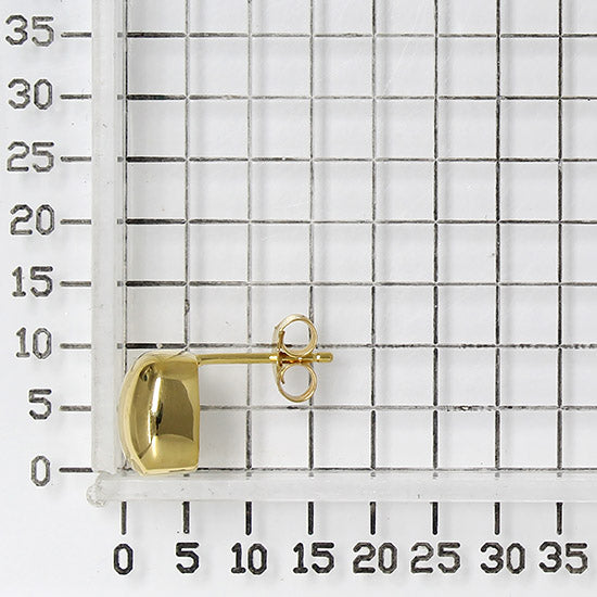 925 STERLING SILVER CREOLE STUD EARRINGS