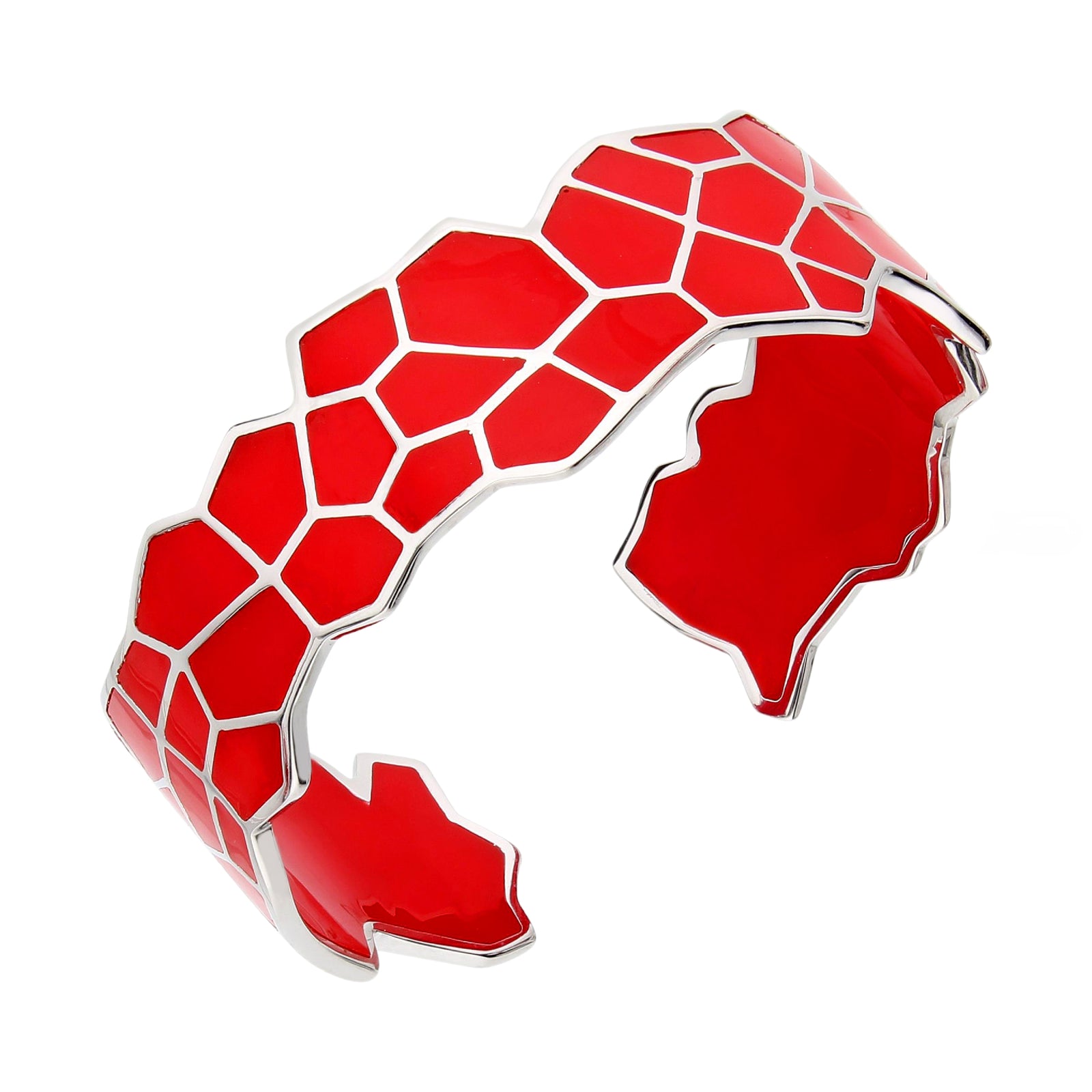 925 STERLING SILVER CLASSIC RESIN WITH ENAMEL BANGLE