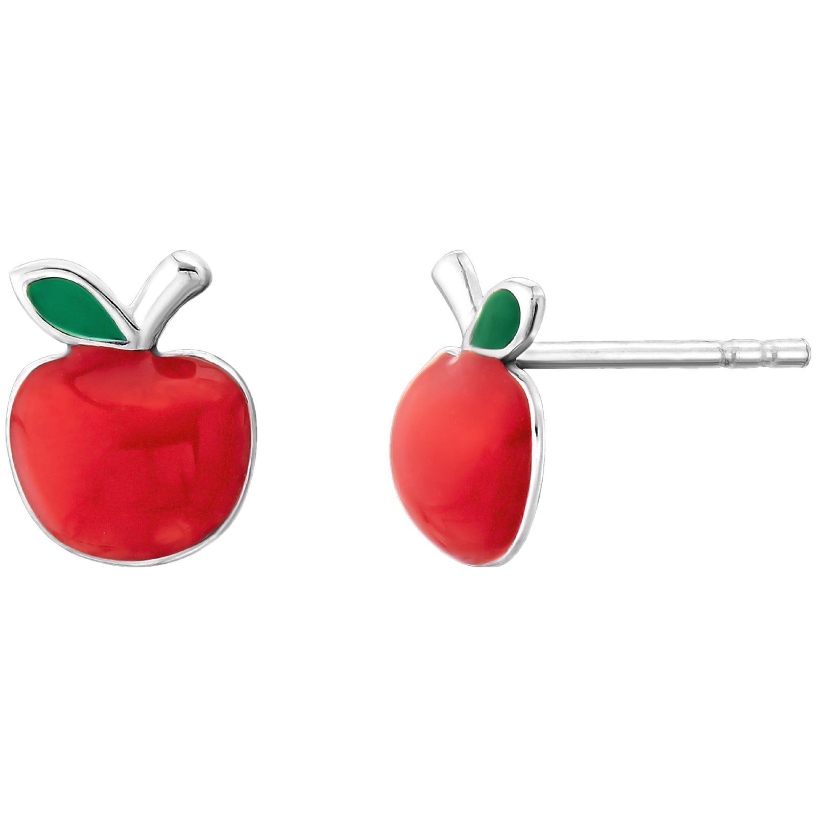 925 STERLING SILVER EARRINGS WITH ENAMEL
