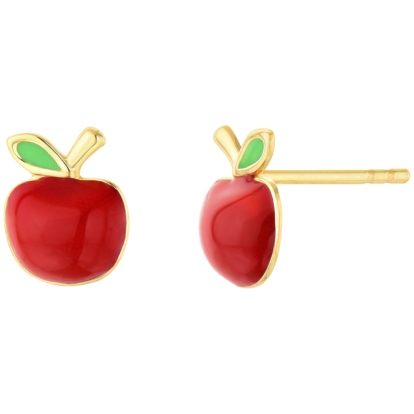 925 STERLING SILVER EARRINGS WITH ENAMEL