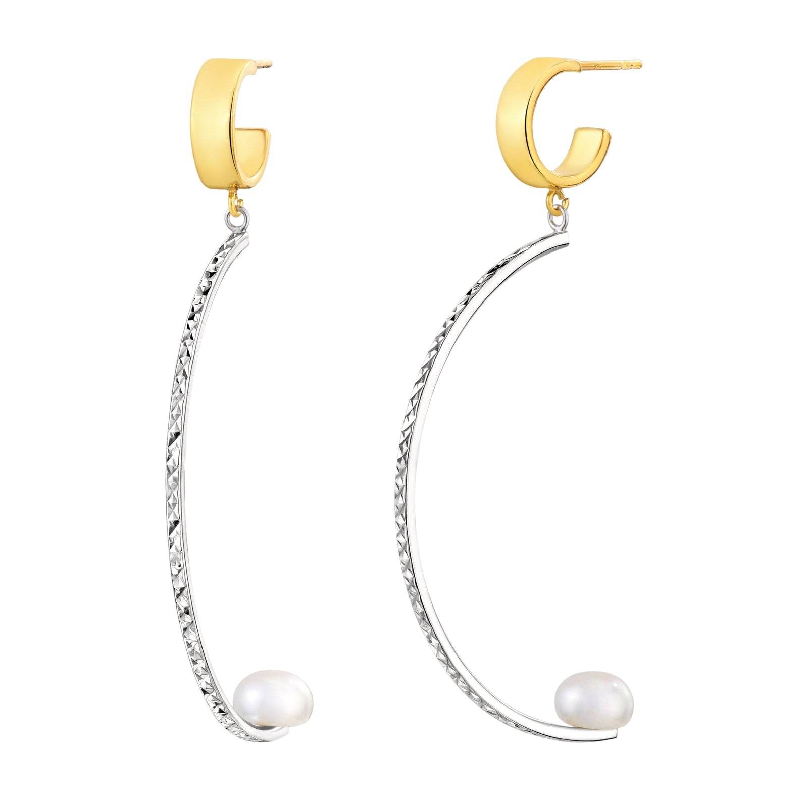 925 STERLING SILVER FRESHWATER PEARLS EARRINGS
