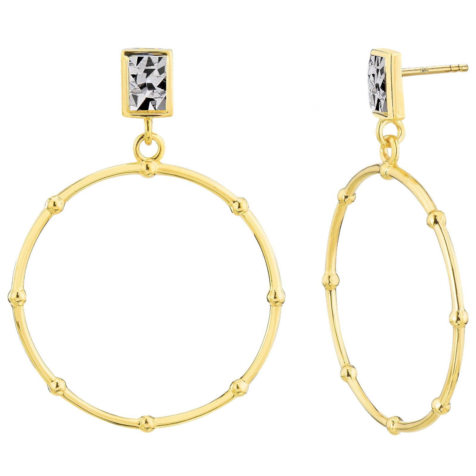 925 STERLING SILVER DANGLE EARRINGS