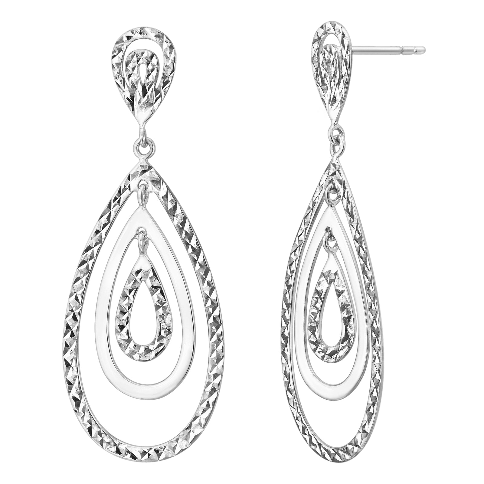 925 STERLING SILVER DANGLE DROP EARRINGS