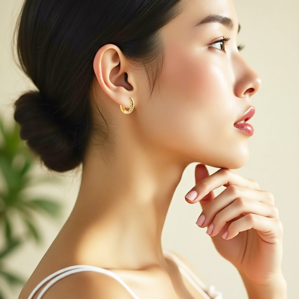 925 STERLING SILVER CLASSIC HUGGIE EARRINGS