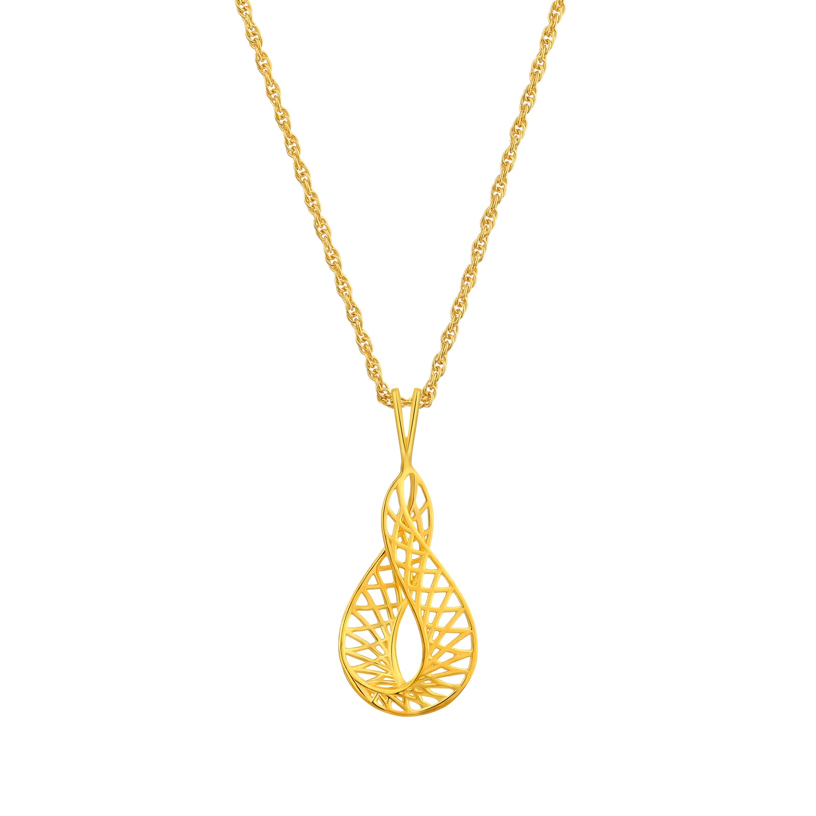 14K LE MESH NECKLACE