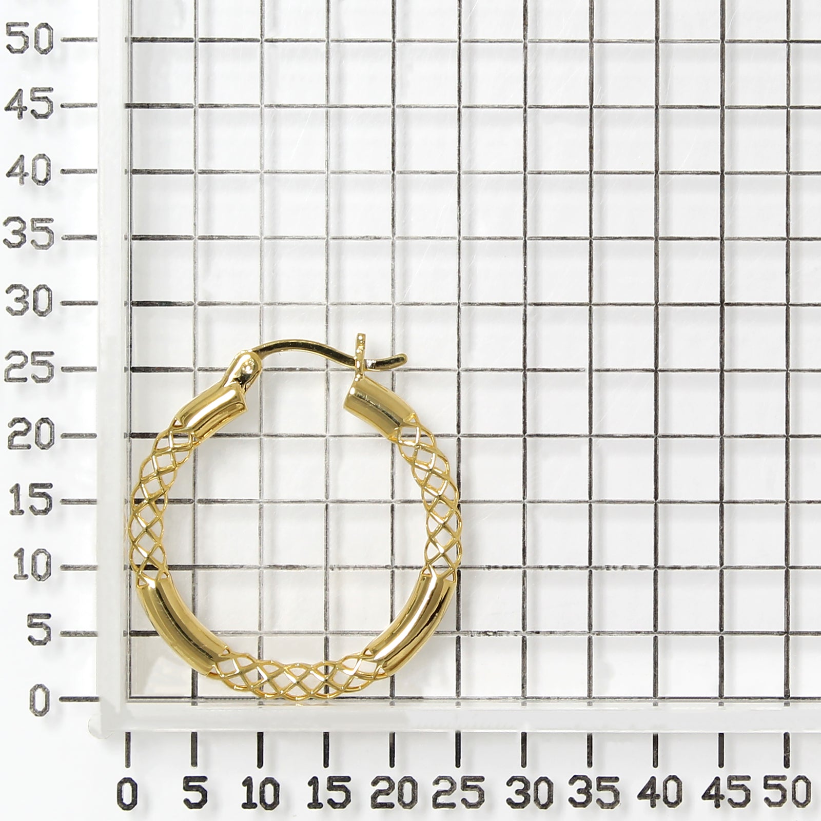 925 STERLING SILVER LE MESH EARRINGS