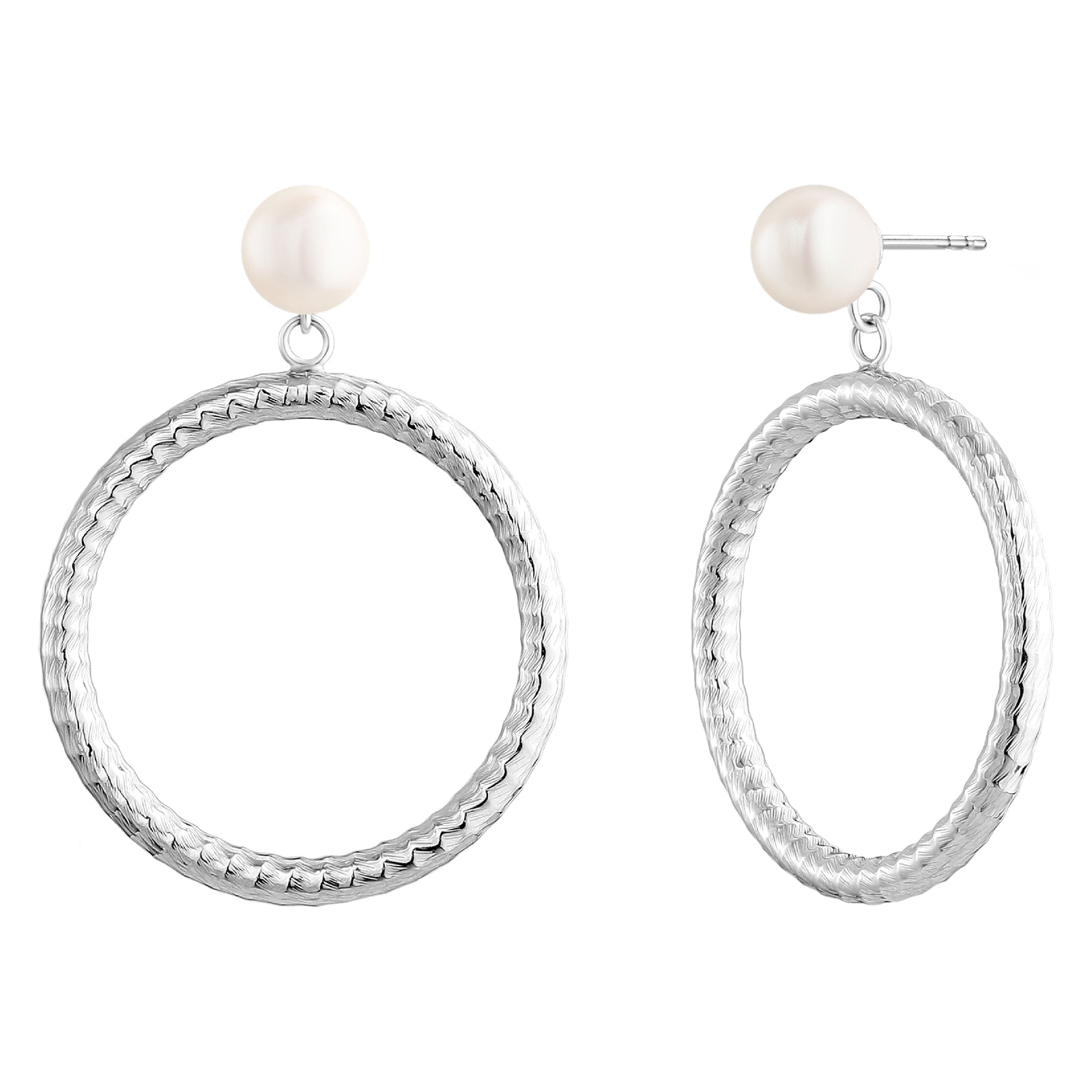 925 STERLING SILVER FRESHWATER PEARLS EARRINGS