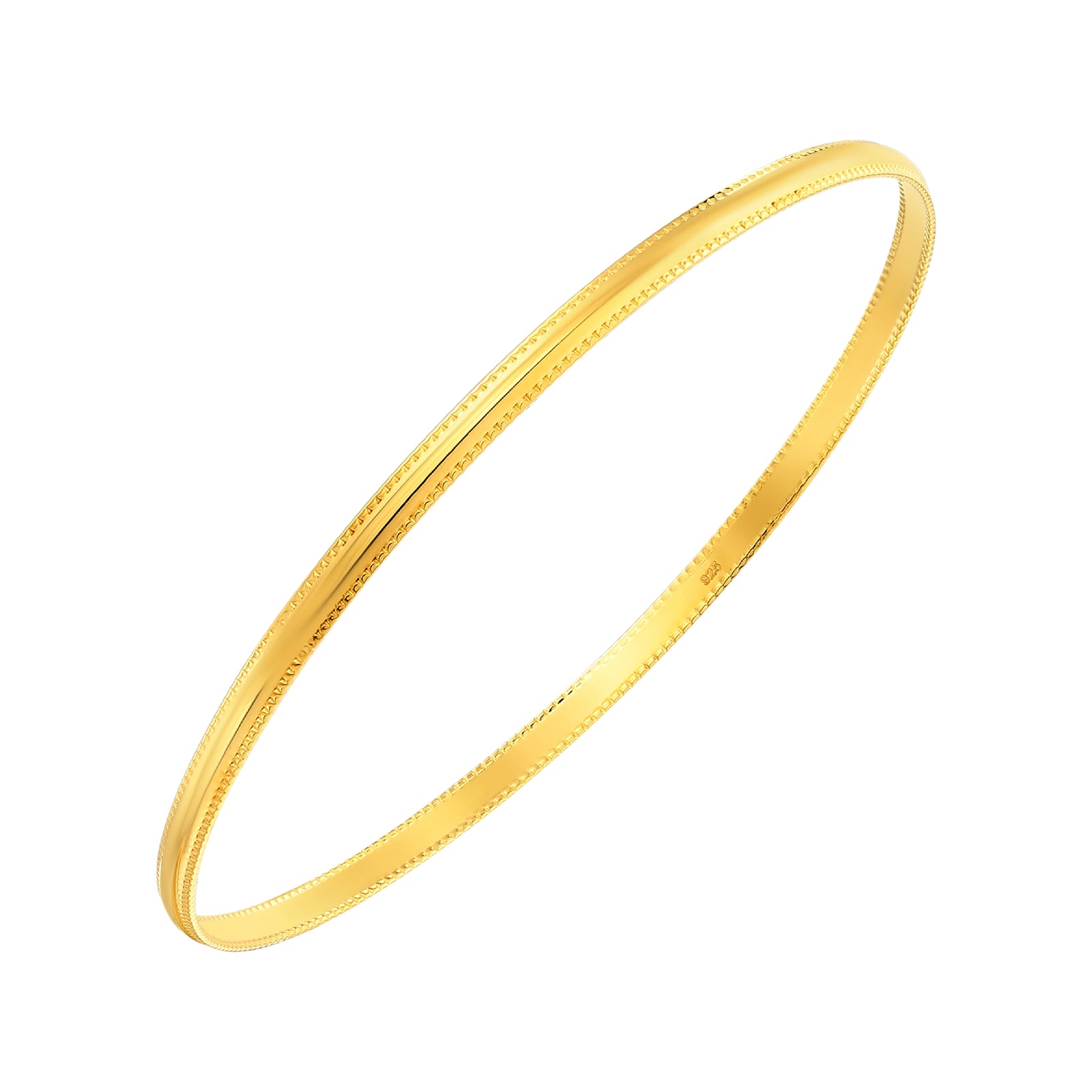 925 STERLING SILVER SLIP ON BANGLE