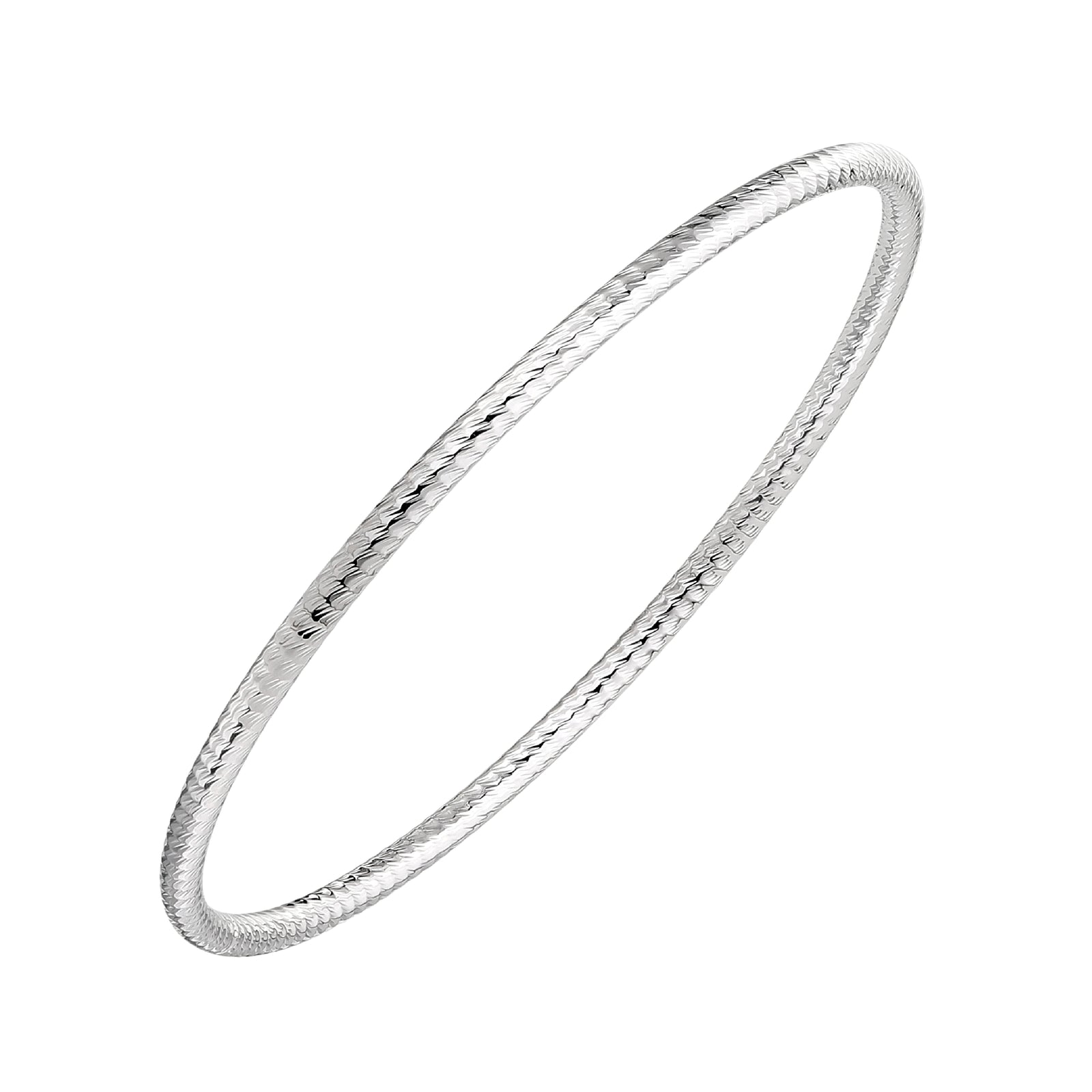 925 STERLING SILVER SLIP ON BANGLE