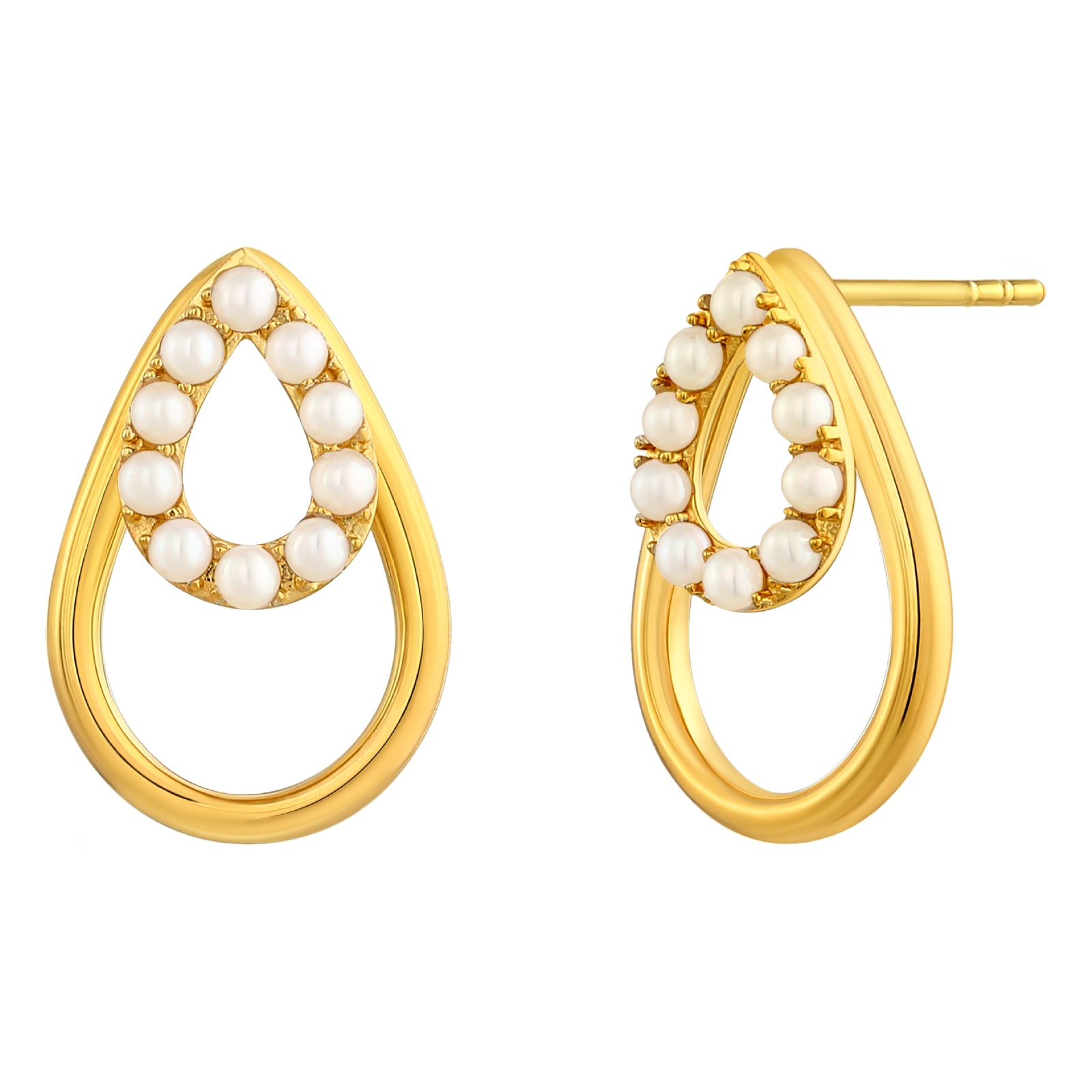 925 STERLING SILVER FRESHWATER PEARLS EARRINGS