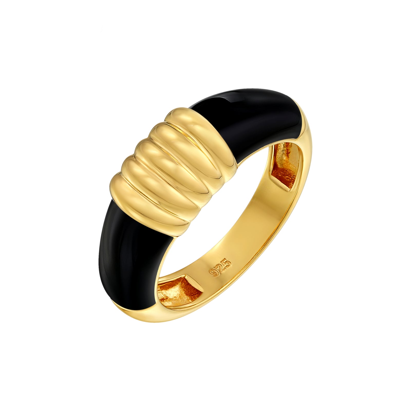 925 STERLING SILVER ENAMELED RING