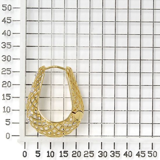 925 STERLING SILVER LE MESH EARRINGS