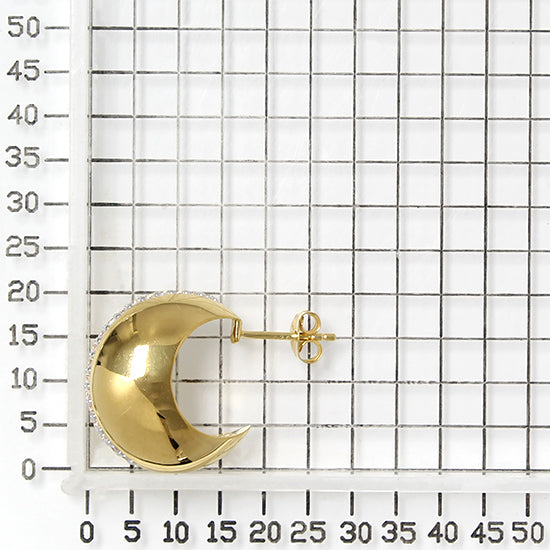 925 STERLING SILVER SMALL EARRINGS WITH CUBIC ZIRCONIA