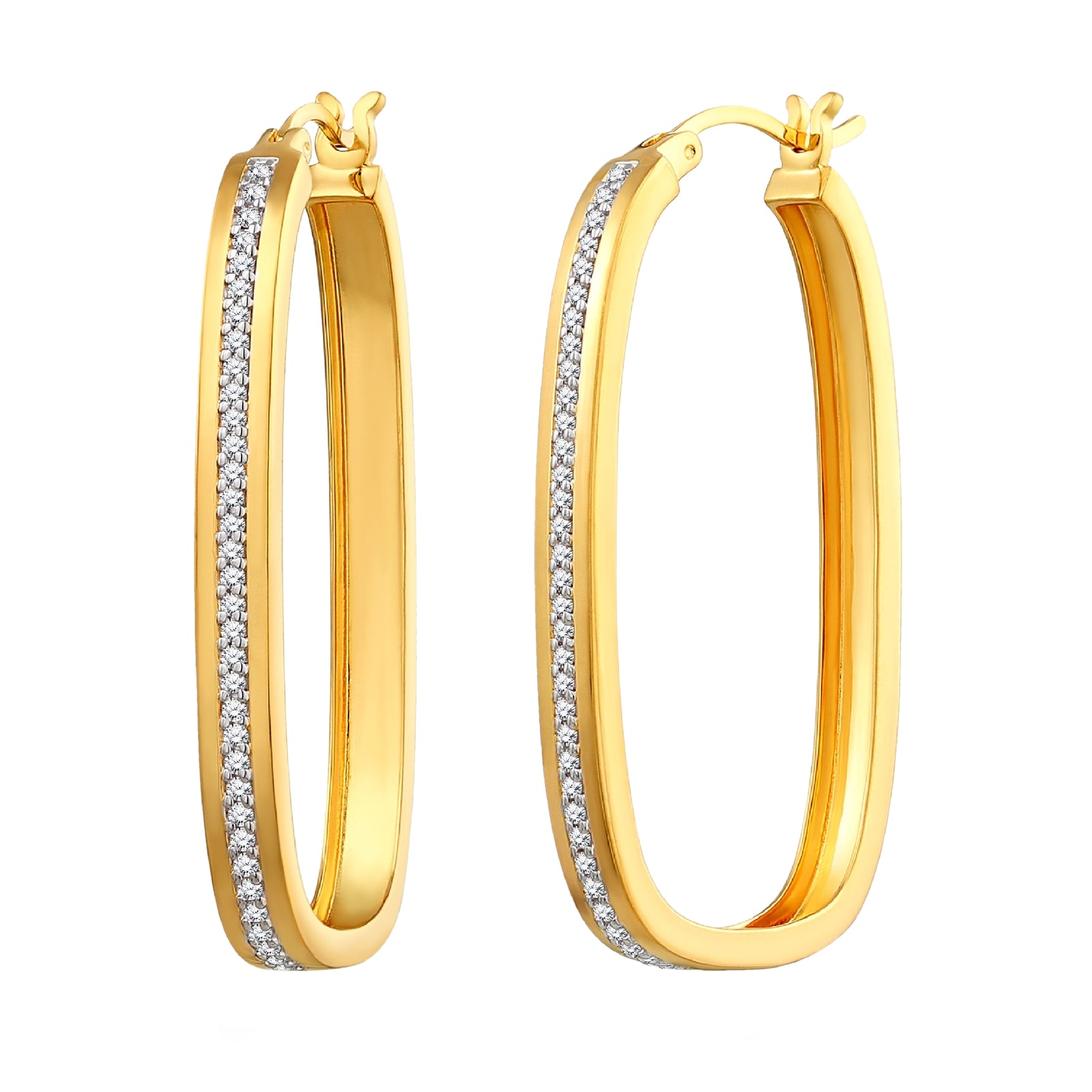 925 STERLING SILVER EARRINGS WITH CUBIC ZIRCONIA