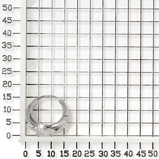 925 STERLING SILVER EARRINGS WITH CUBIC ZIRCONIA