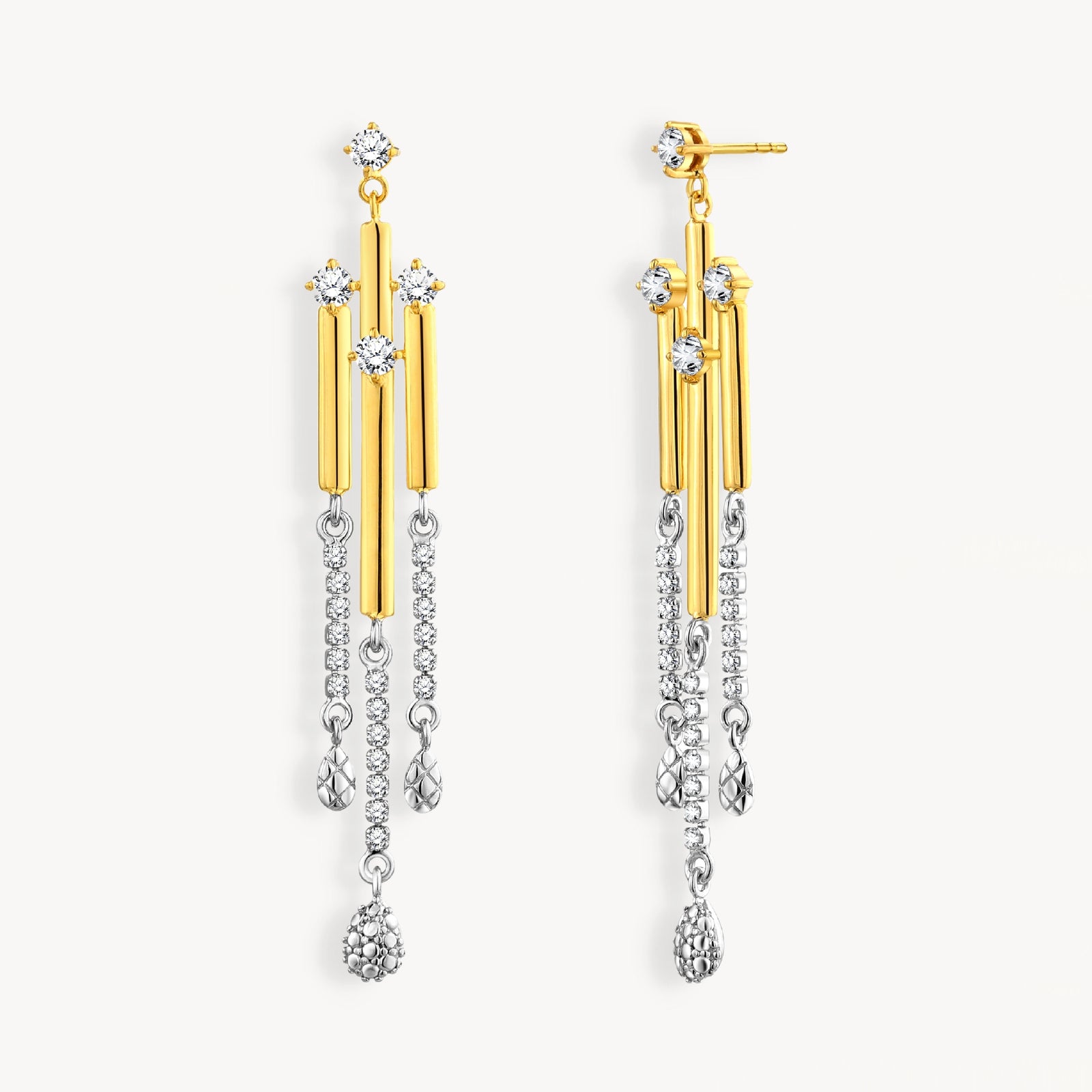 925 STERLING SILVER WATERFALL EARRINGS