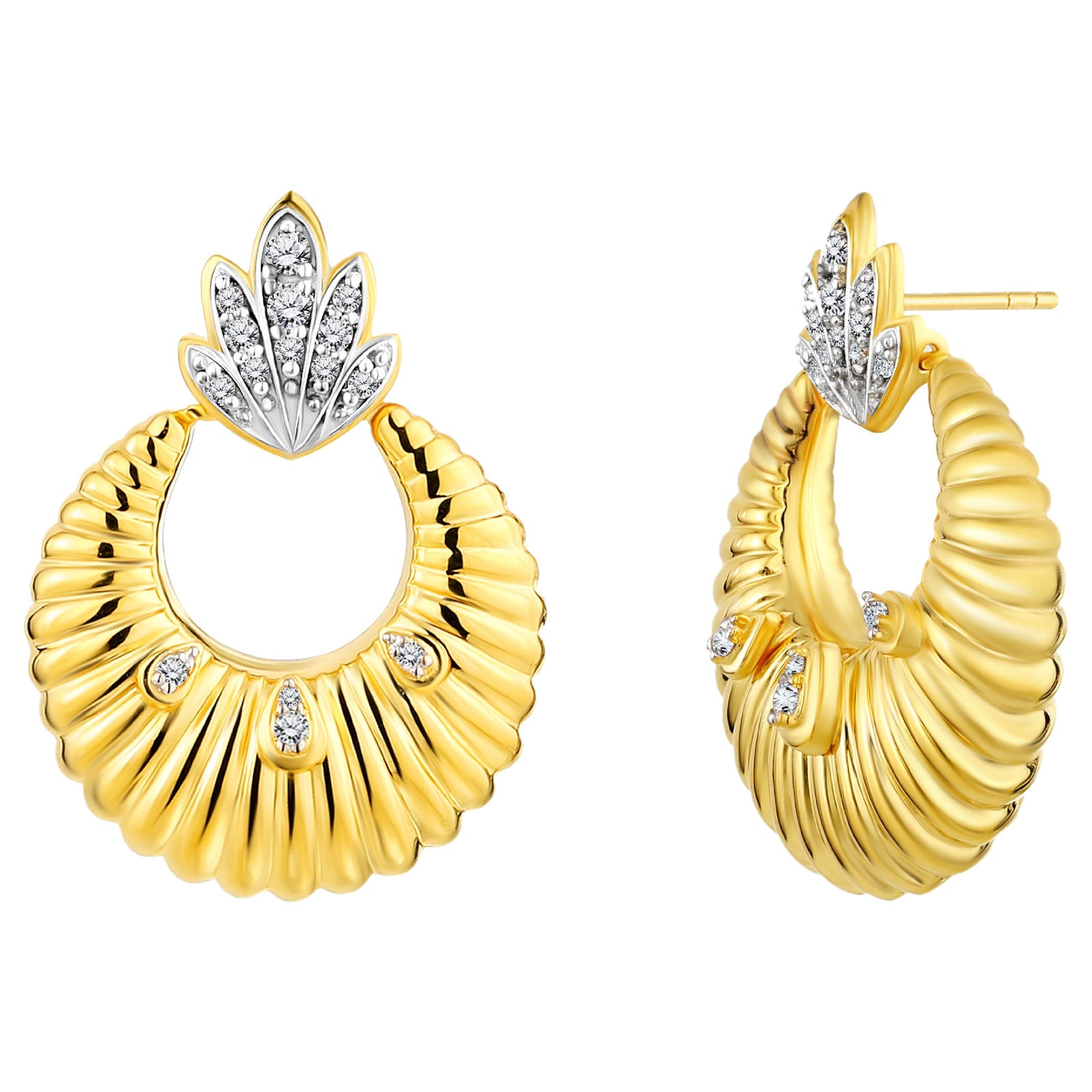 925 STERLING SILVER BACK TO BACK EARRINGS