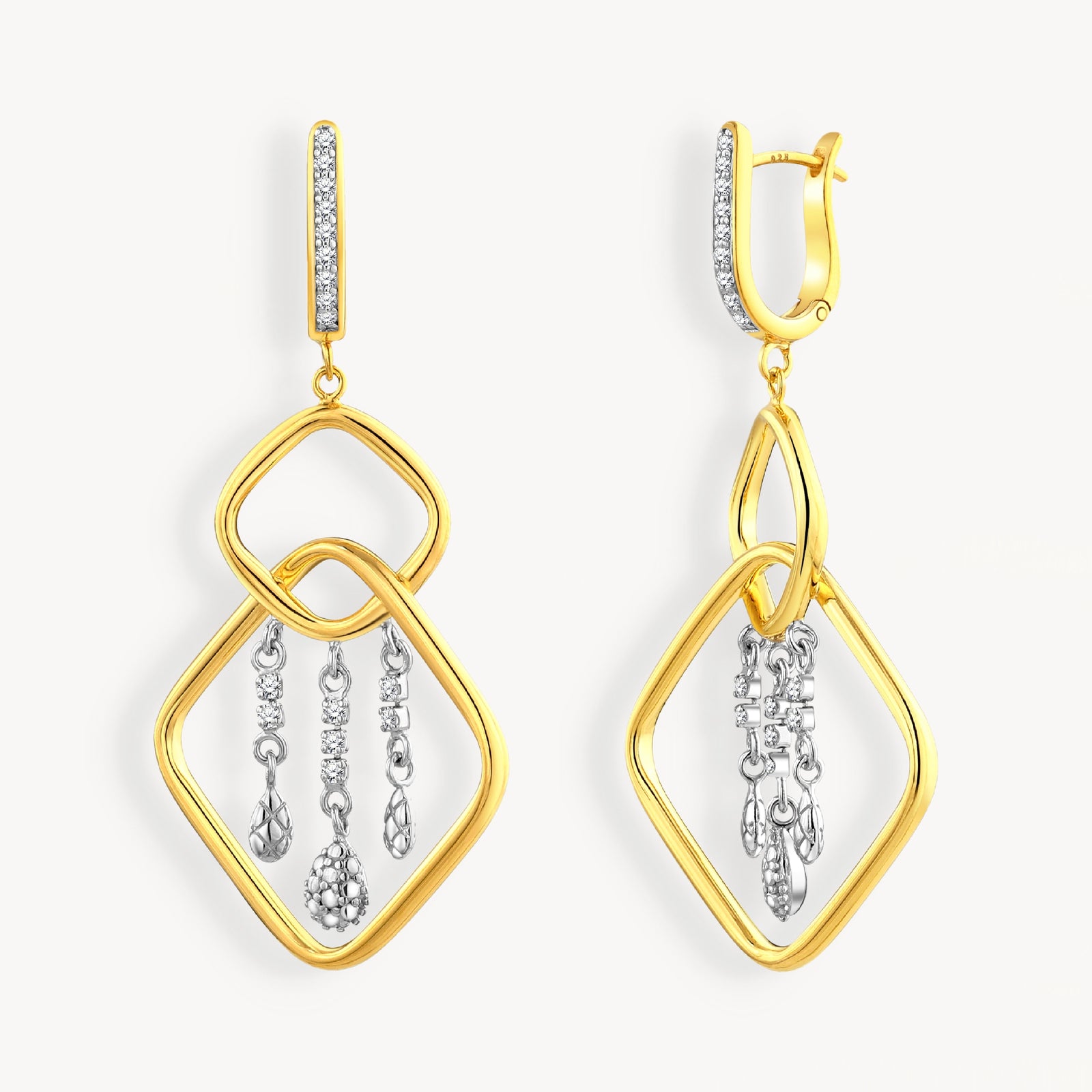 925 STERLING SILVER WATERFALL EARRINGS