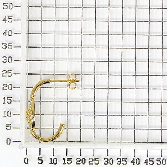 925 STERLING SILVER LE MESH EARRINGS