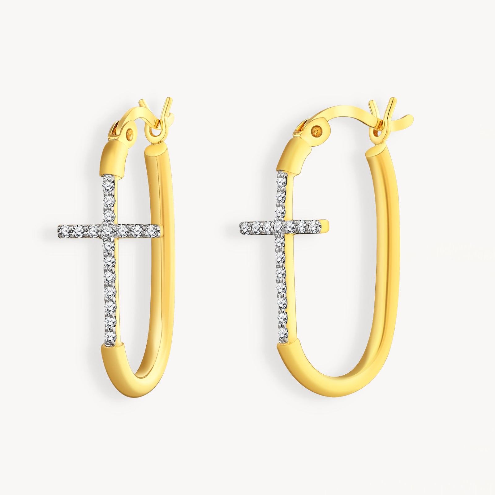 925 STERLING SILVER EARRINGS WITH CUBIC ZIRCONIA