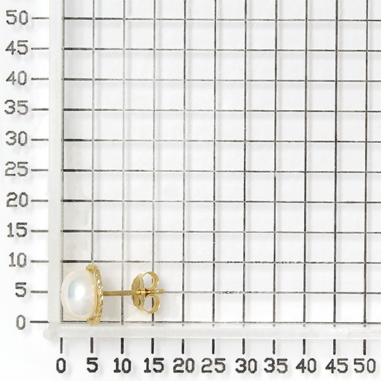 925 STERLING SILVER FRESHWATER PEARLS STUD EARRINGS