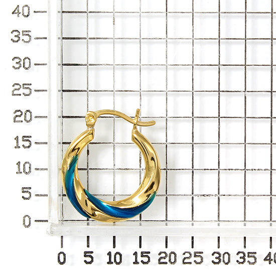 925 STERLING SILVER EARRINGS WITH ENAMEL