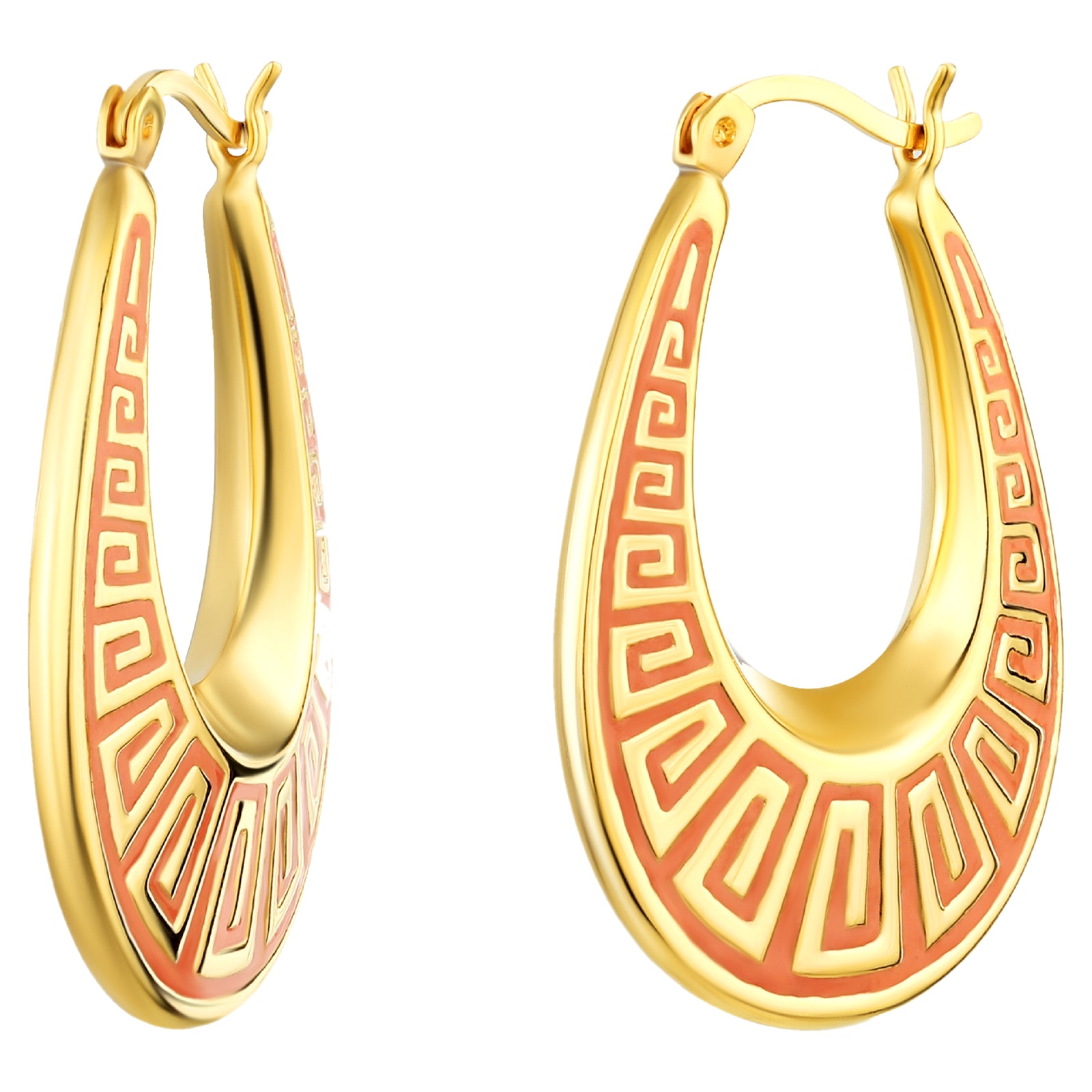 925 STERLING SILVER EARRINGS WITH ENAMEL