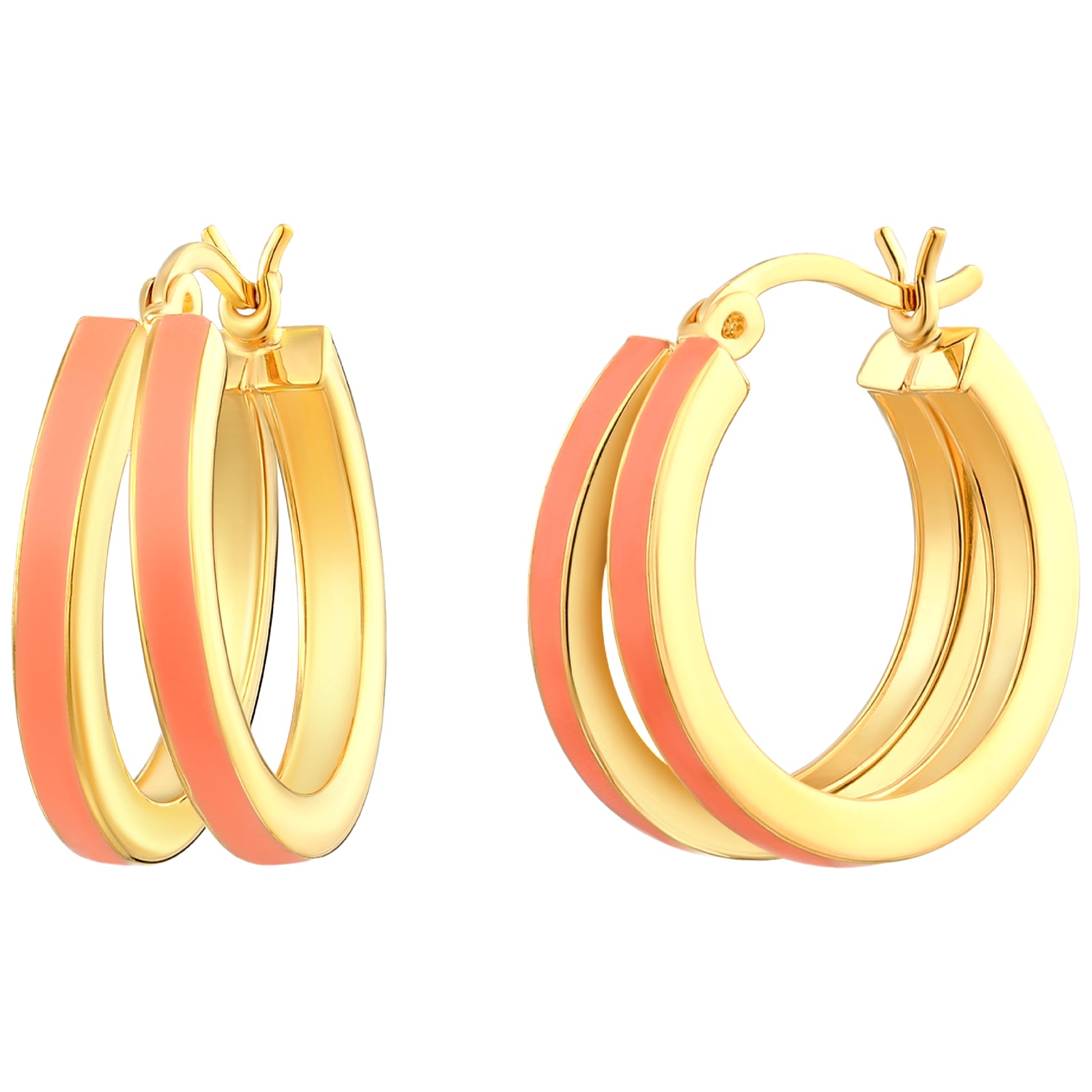 925 STERLING SILVER EARRINGS WITH ENAMEL