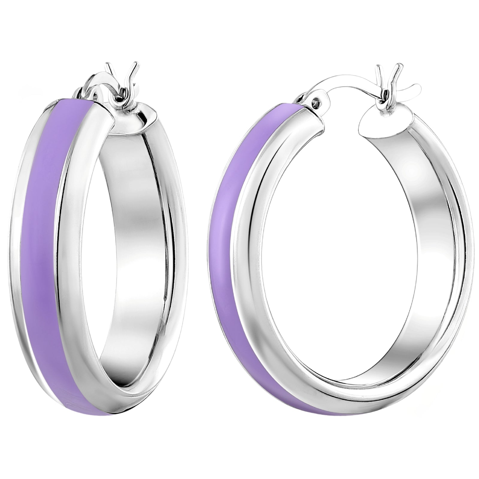 925 STERLING SILVER EARRINGS WITH ENAMEL