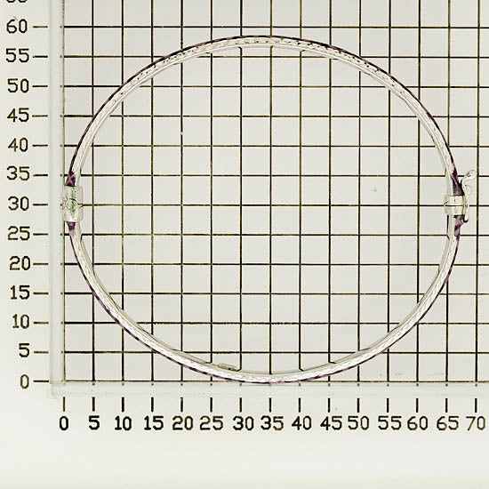 925 STERLING SILVER LEOPARD PRINT ENAMEL HINGED BANGLE