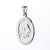 925 STERLING SILVER 20.0 MM. SAINT ANTHONY OVAL PENDANT F36336