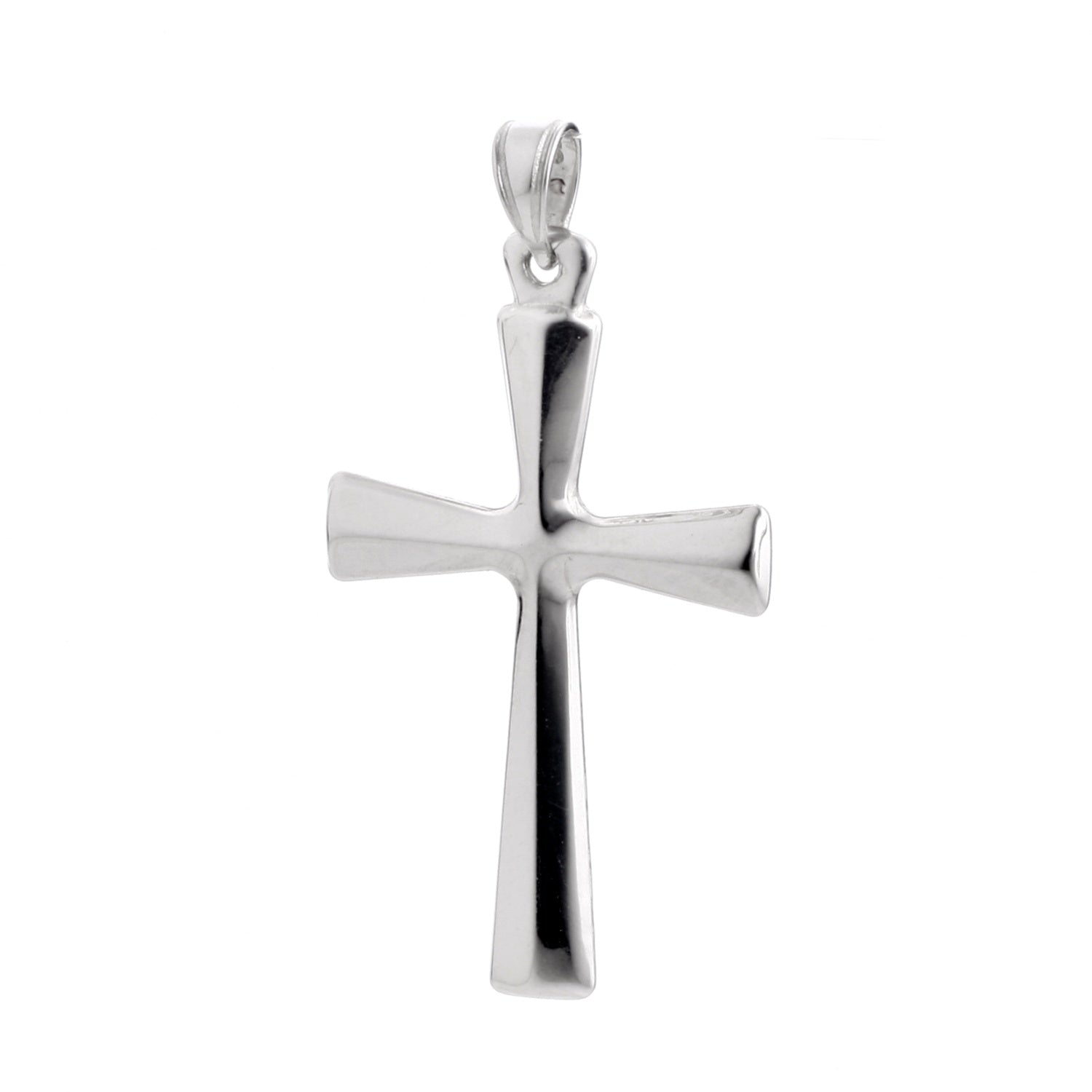 925 STERLING SILVER CLASSIC CROSS PENDANT 30.0 MM. F49696