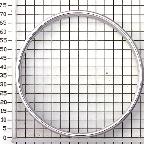 925 STERLING SILVER CLASSIC PARALLEL LINES SLIP ON BANGLE