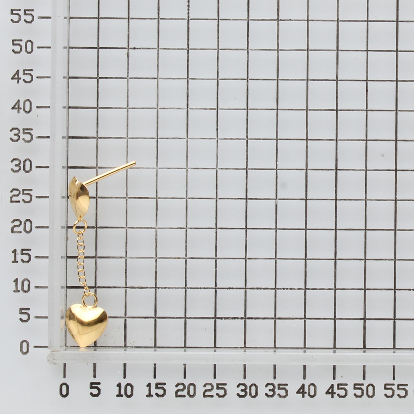 925 STERLING SILVER LIGHT WEIGHT DANGLE HEART EARRINGS