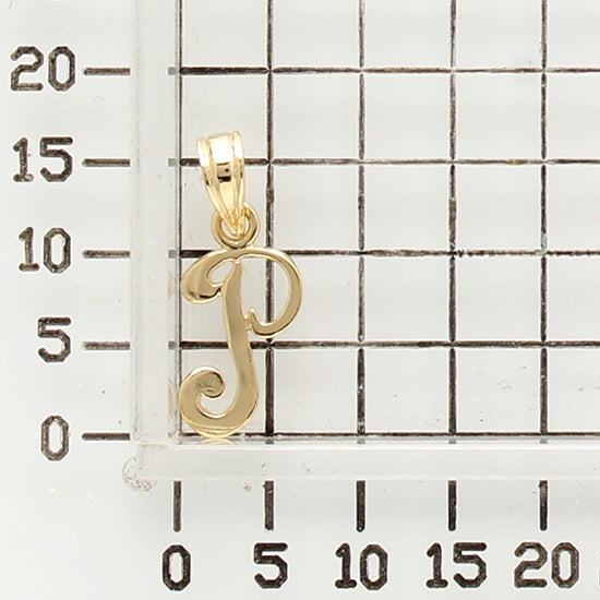 925 STERLING SILVER LITTLE "P" PENDANT F75767