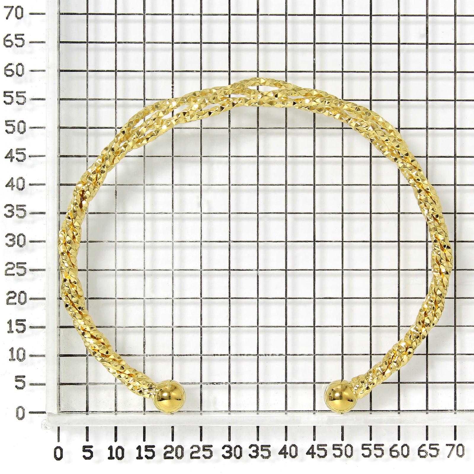 925 STERLING SILVER TWISTED TUBE CUFF BANGLE