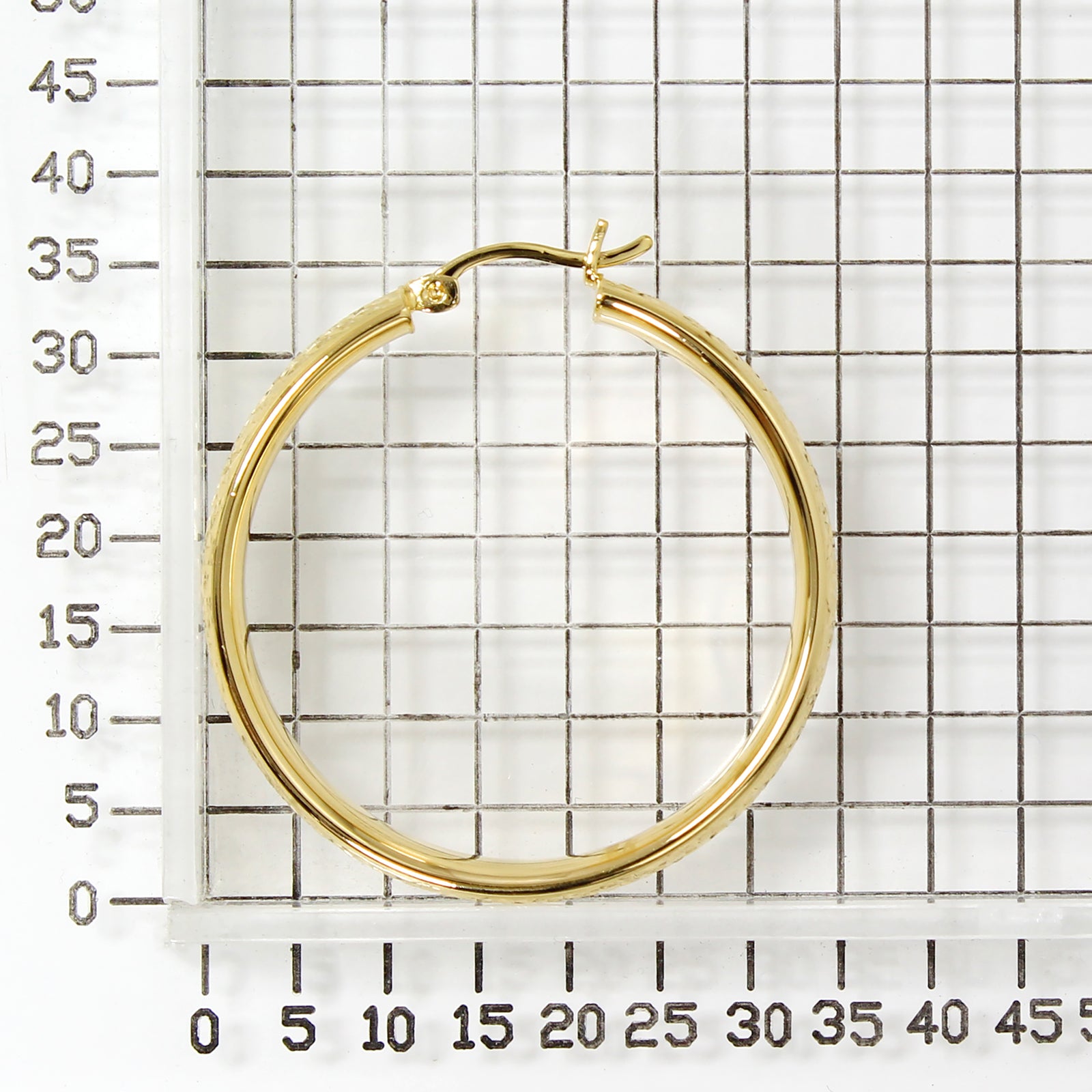 925 STERLING SILVER SQ TUBING HOOP EARRINGS