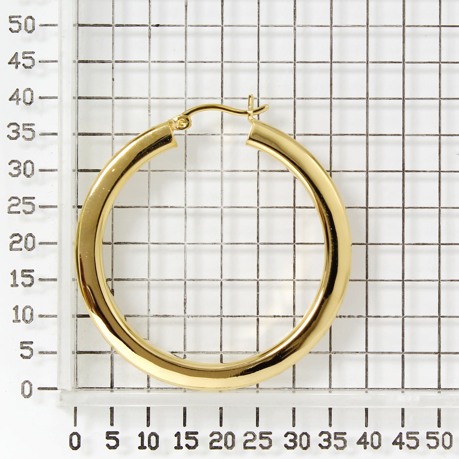 925 STERLING SILVER SQ TUBING HOOP EARRINGS