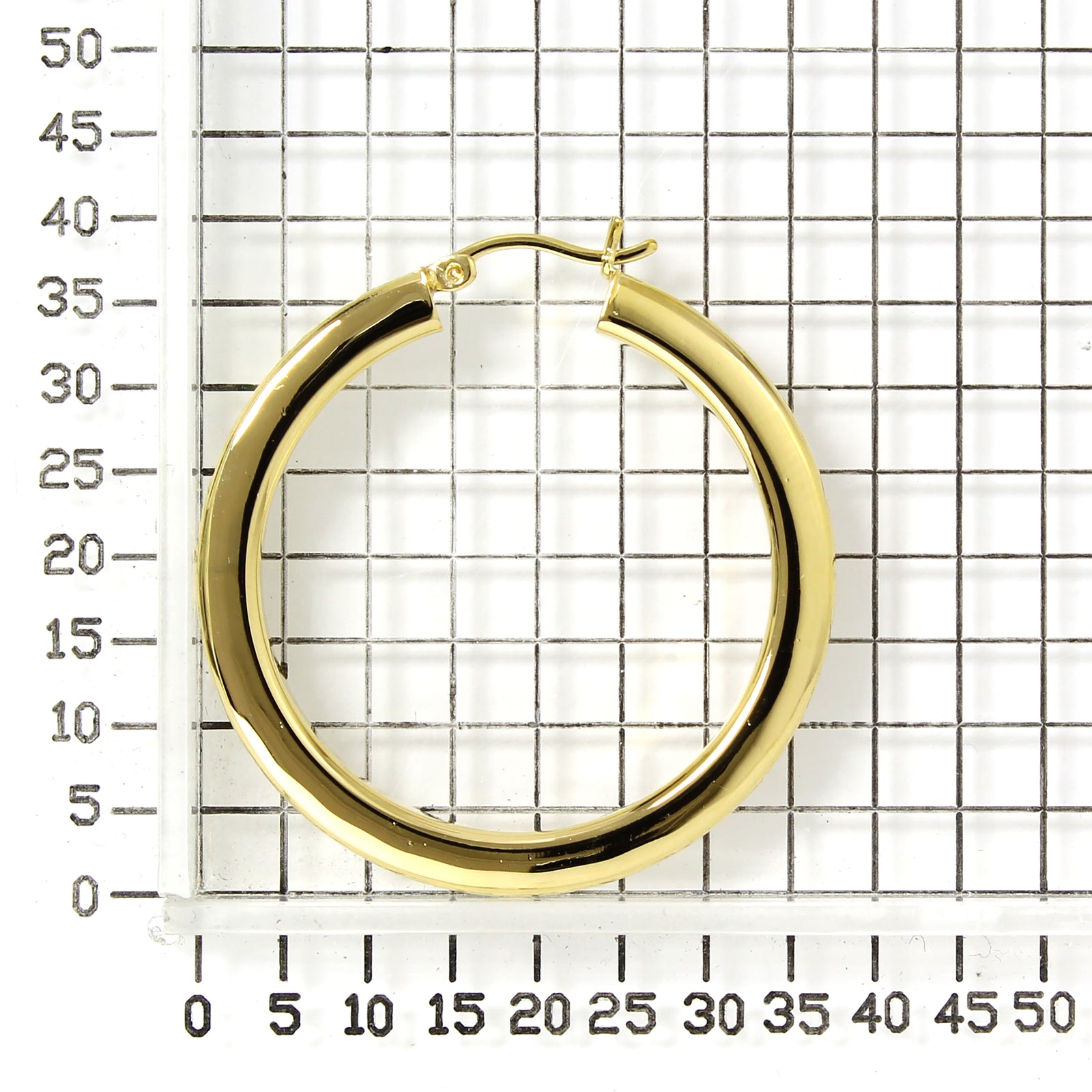 925 STERLING SILVER SQ TUBING HOOP EARRINGS